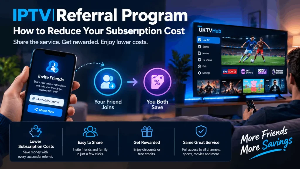 IPTV referral program