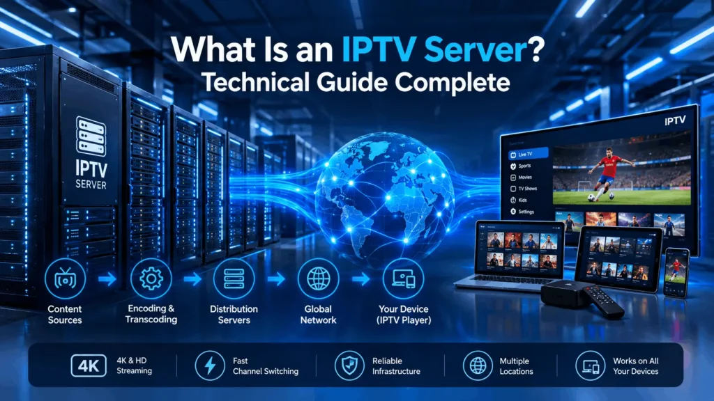 what is an IPTV server
